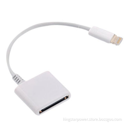 Two-in-one Lightning 8 Pin to 30 Pin Micro USB Charger Adapter Cable for iPhone 5/5S/5C, iPad mini